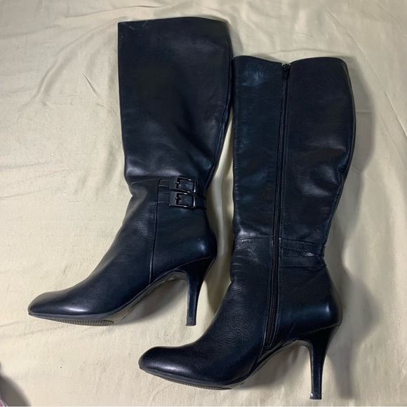 Le Château black leather boots size 8 - Picture 2 of 9